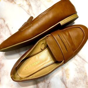 Joe Fresh chestnut loafers